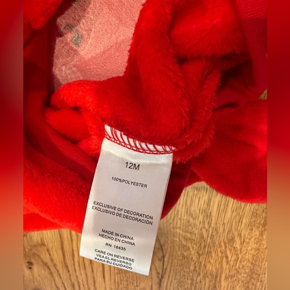 Brand new! Nannette baby girls 18 months Reindeer Christmas Holiday outfit - Picture 5 of 7